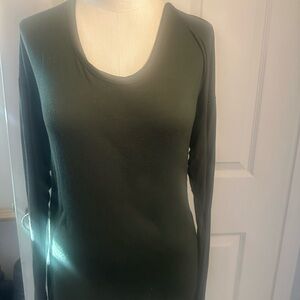 LOFT Forest Green Long Sleeve Top